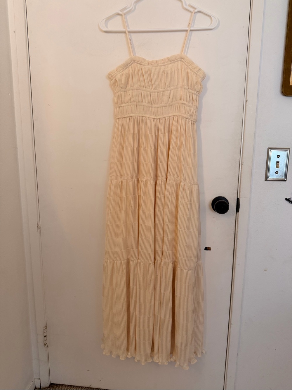Spaghetti Strap Tiered Maxi Dress